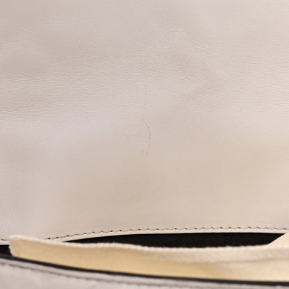 Fendi Nappa FF 1974 Embossed Baguette White 13 of 23