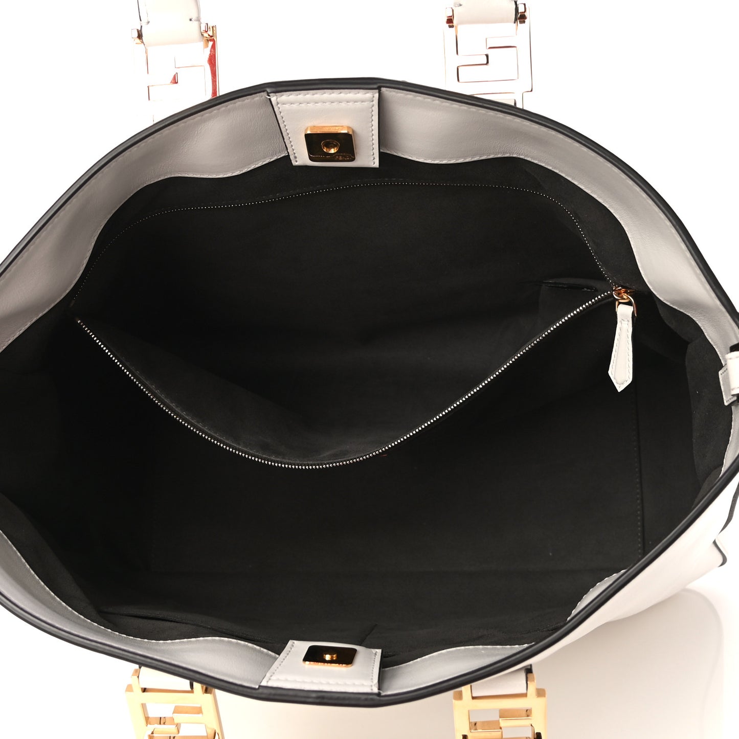 Vitello Glacier Medium FF Tote White