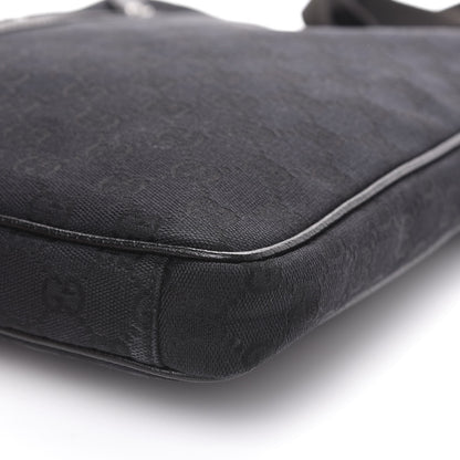 Gucci Monogram Messenger Bag Black 8 of 9