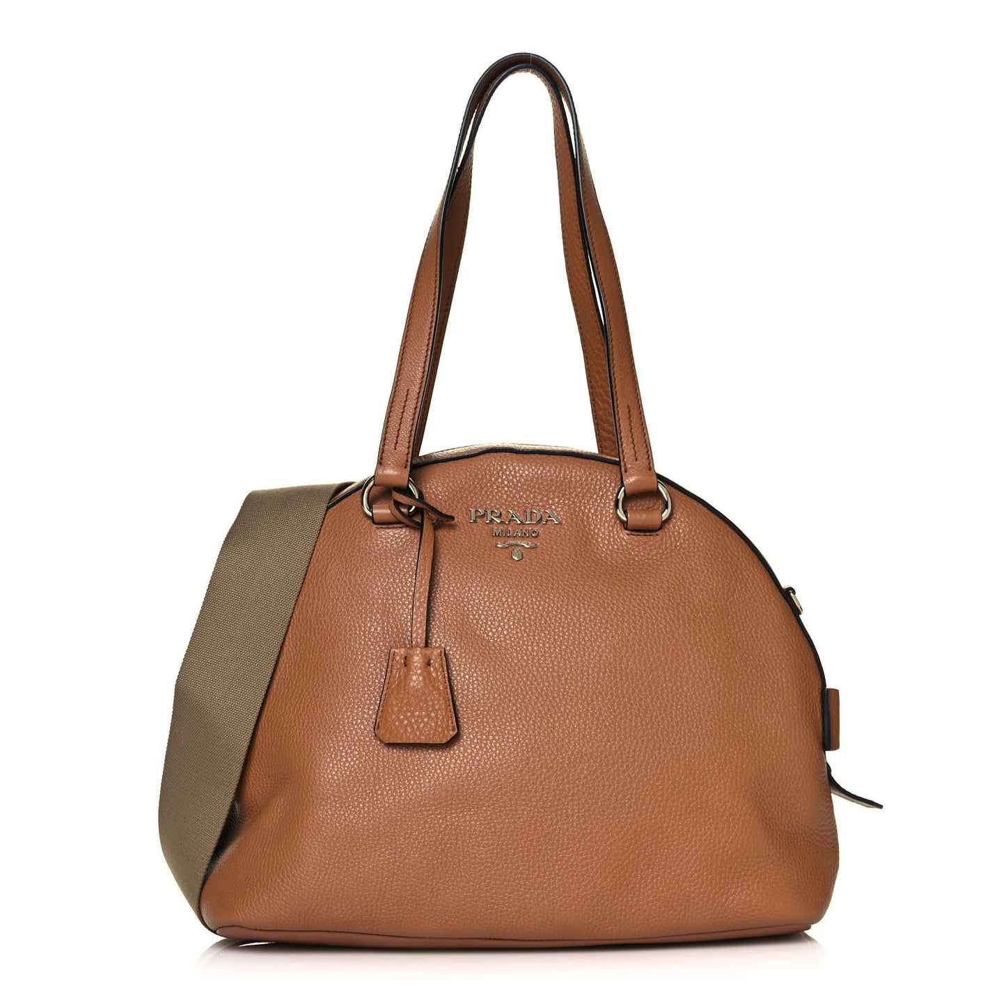 Vitello Daino Dome Satchel Cuoio