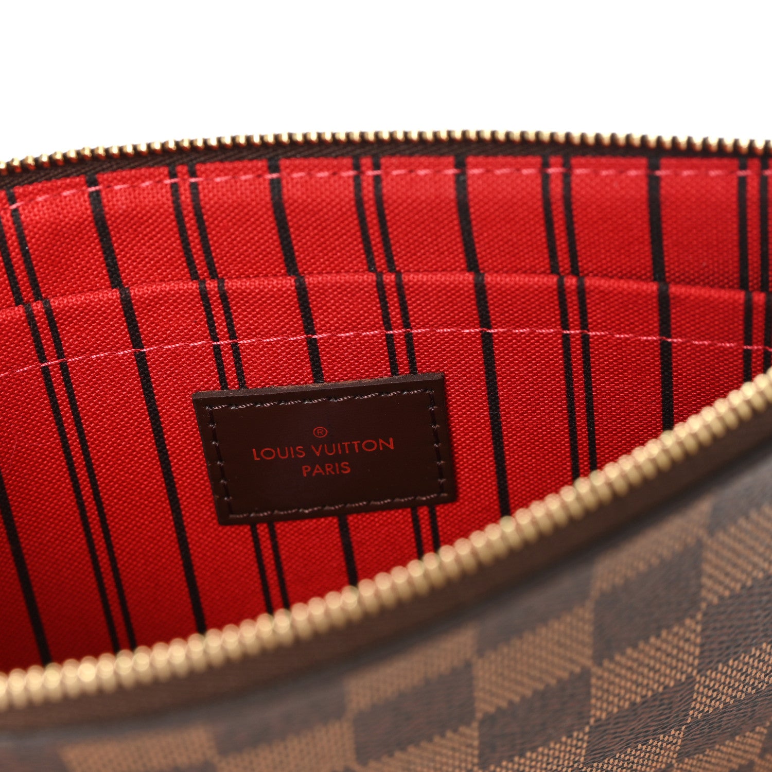 Louis Vuitton Damier Ebene Neverfull MM GM Pochette 6 of 7
