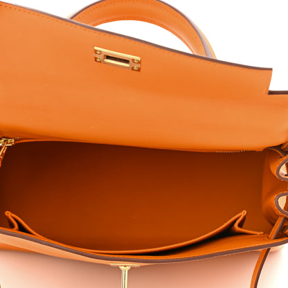 Hermes Swift Kelly Retourne 25 Abricot 5 of 11