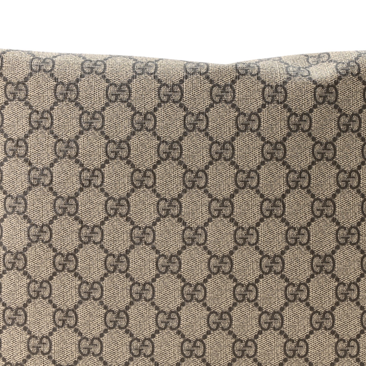 GG Supreme Monogram Large Linea A Hobo Light Brown