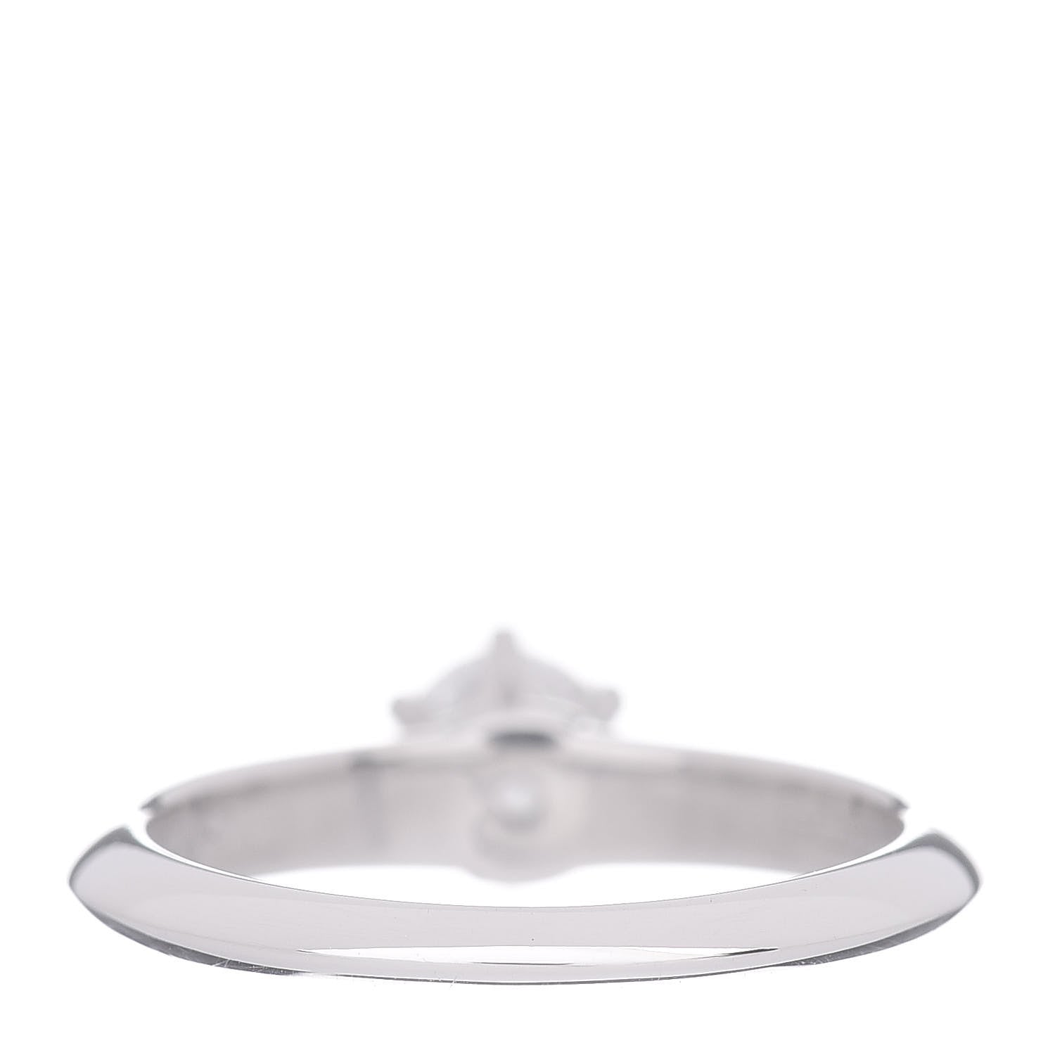 Tiffany Platinum Diamond .41ct Solitaire Engagement Ring 48 4.5 4 of 6