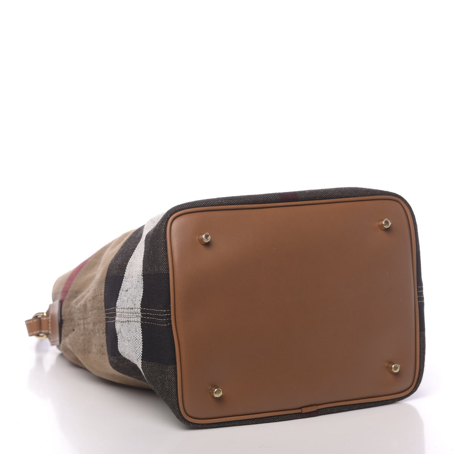Canvas Mega Check Medium Ashby Hobo Black