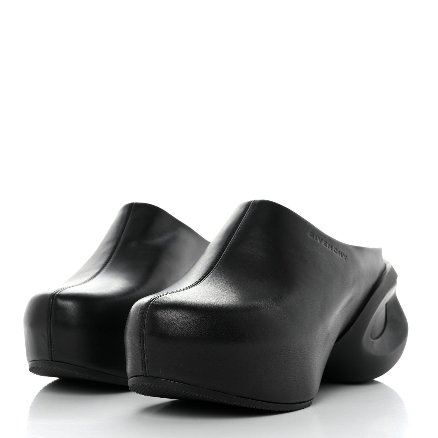 Calfskin Clogs 36 Black