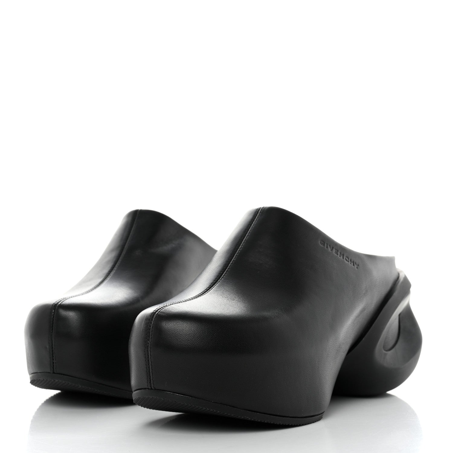Givenchy Calfskin Clogs 36 Black 3 of 9