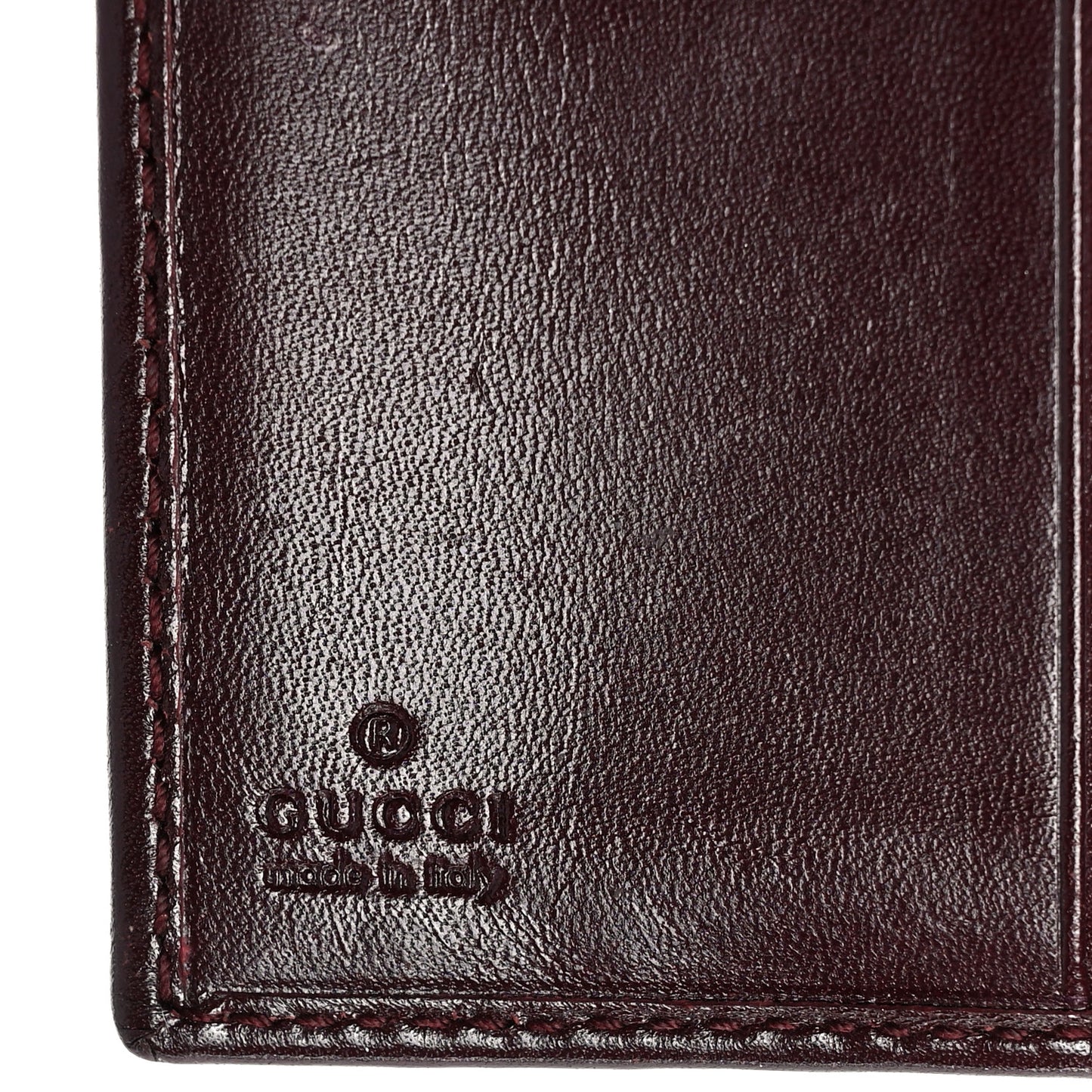 Imprime Monogram GG Pierce Tri Fold Wallet Bordeaux