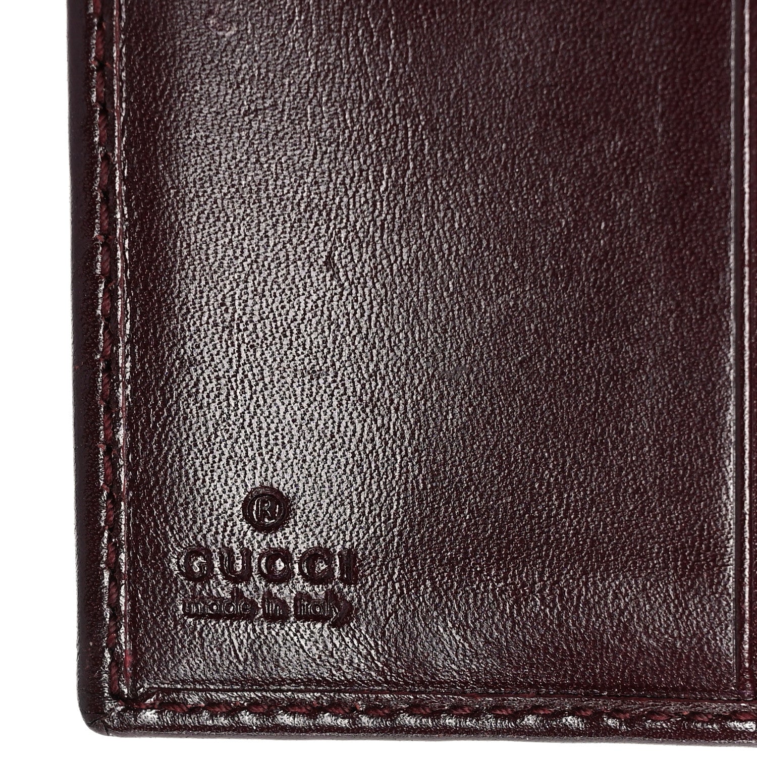 Gucci Imprime Monogram GG Pierce Tri Fold Wallet Bordeaux 6 of 7