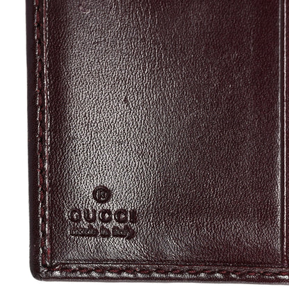 Gucci Imprime Monogram GG Pierce Tri Fold Wallet Bordeaux 6 of 7
