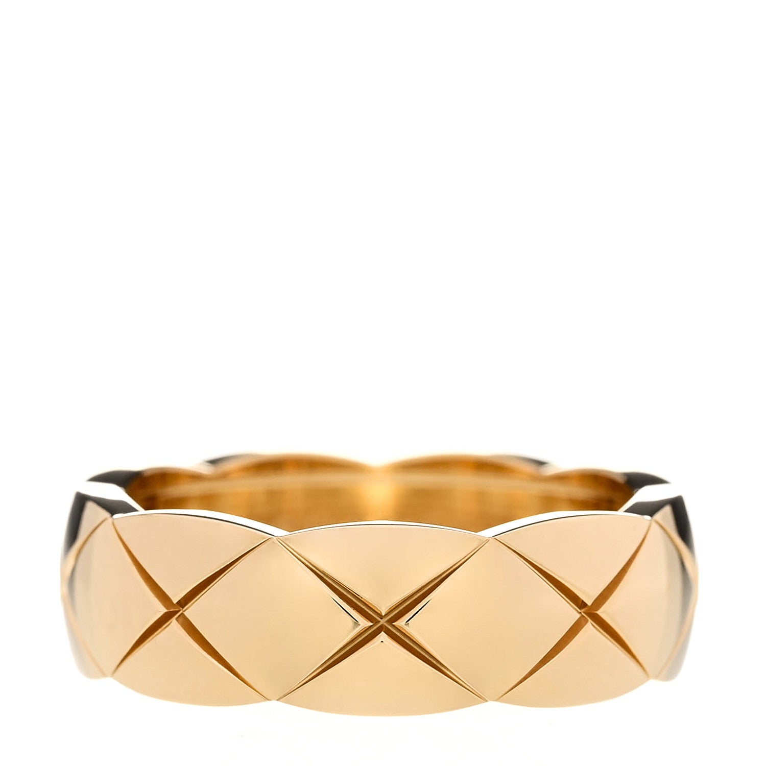Chanel 18K Yellow Gold Small Coco Crush Ring 57 8 1 of 7