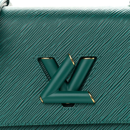 Louis Vuitton Epi Twist Shoulder Bag MM Emeraude 7 of 10