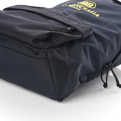 Balenciaga Nylon BB Mide Explorer Backpack Navy Yellow 10 of 10