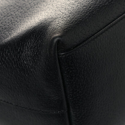 Gucci Textured Calfskin Web Medium Ophidia Shopping Tote Black 9 of 15