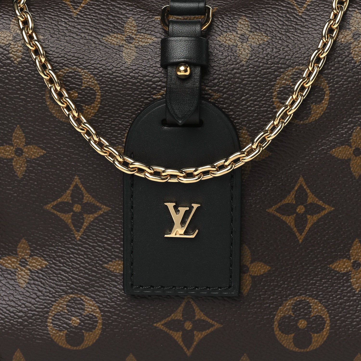 Louis Vuitton Monogram Petite Malle Souple Black 7 of 9