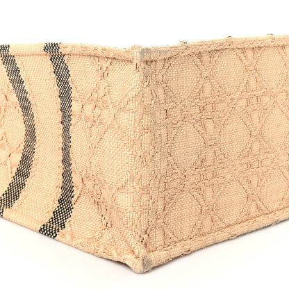 Christian Dior Raffia Cannage Medium Book Tote Natural 9 of 10
