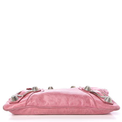 Balenciaga Agneau Giant 21 Silver Hardware Flat Handle Clutch Framboise 12 of 12