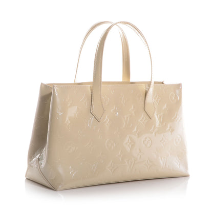 Louis Vuitton Vernis Wilshire PM Blanc Corail 3 of 8