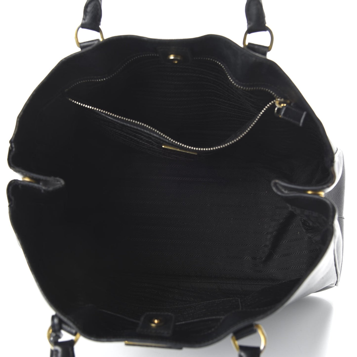 Saffiano Lux Large Tote Black