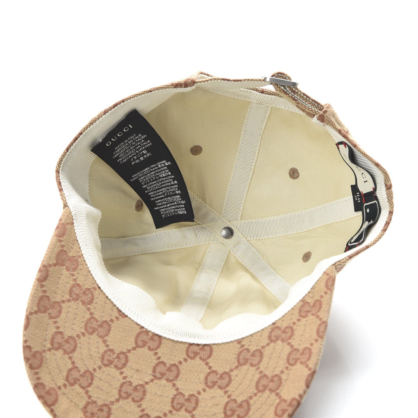 X MLB Monogram NY Yankees Baseball Hat 55-59 Beige Ruggine