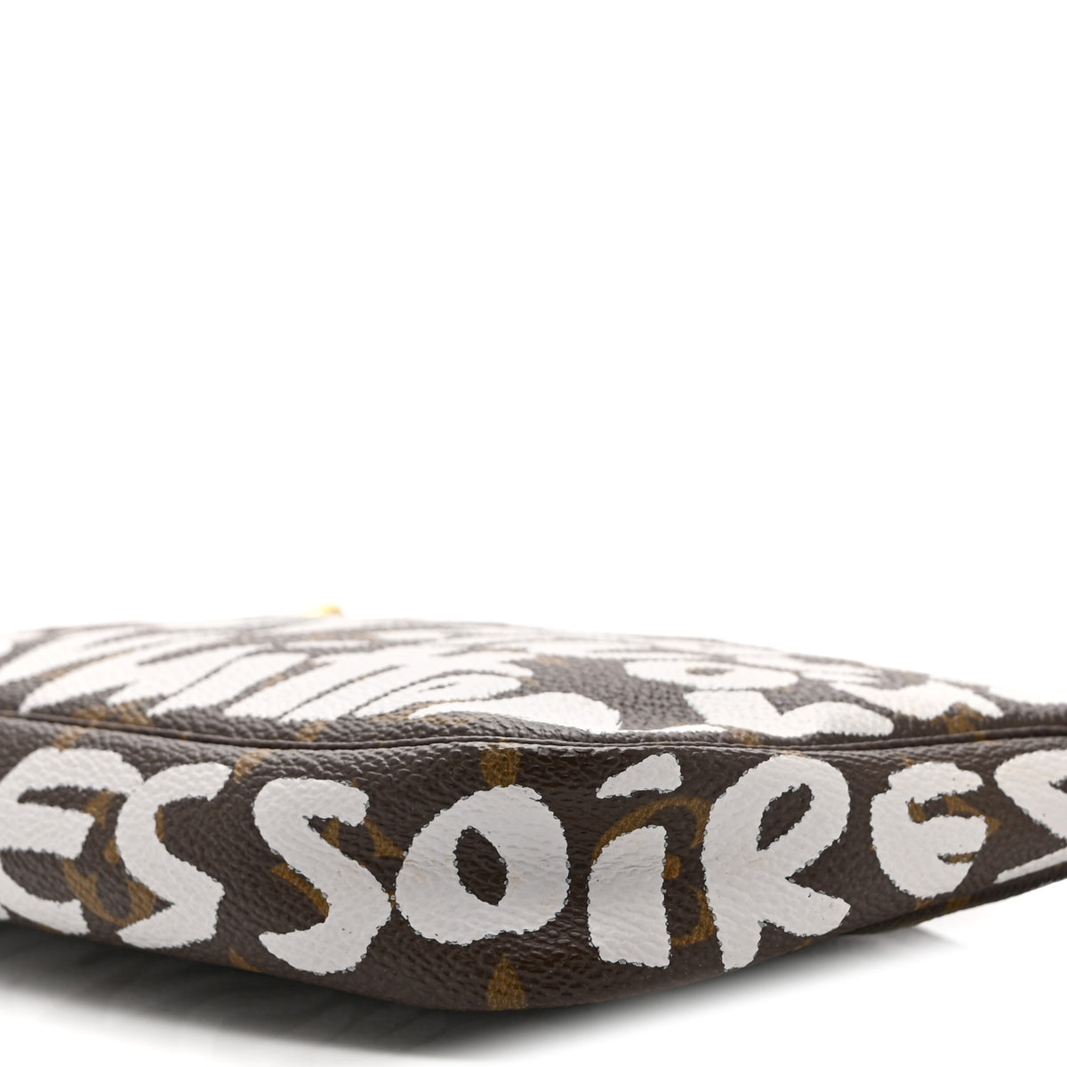 Monogram Graffiti Pochette Accessories Silver