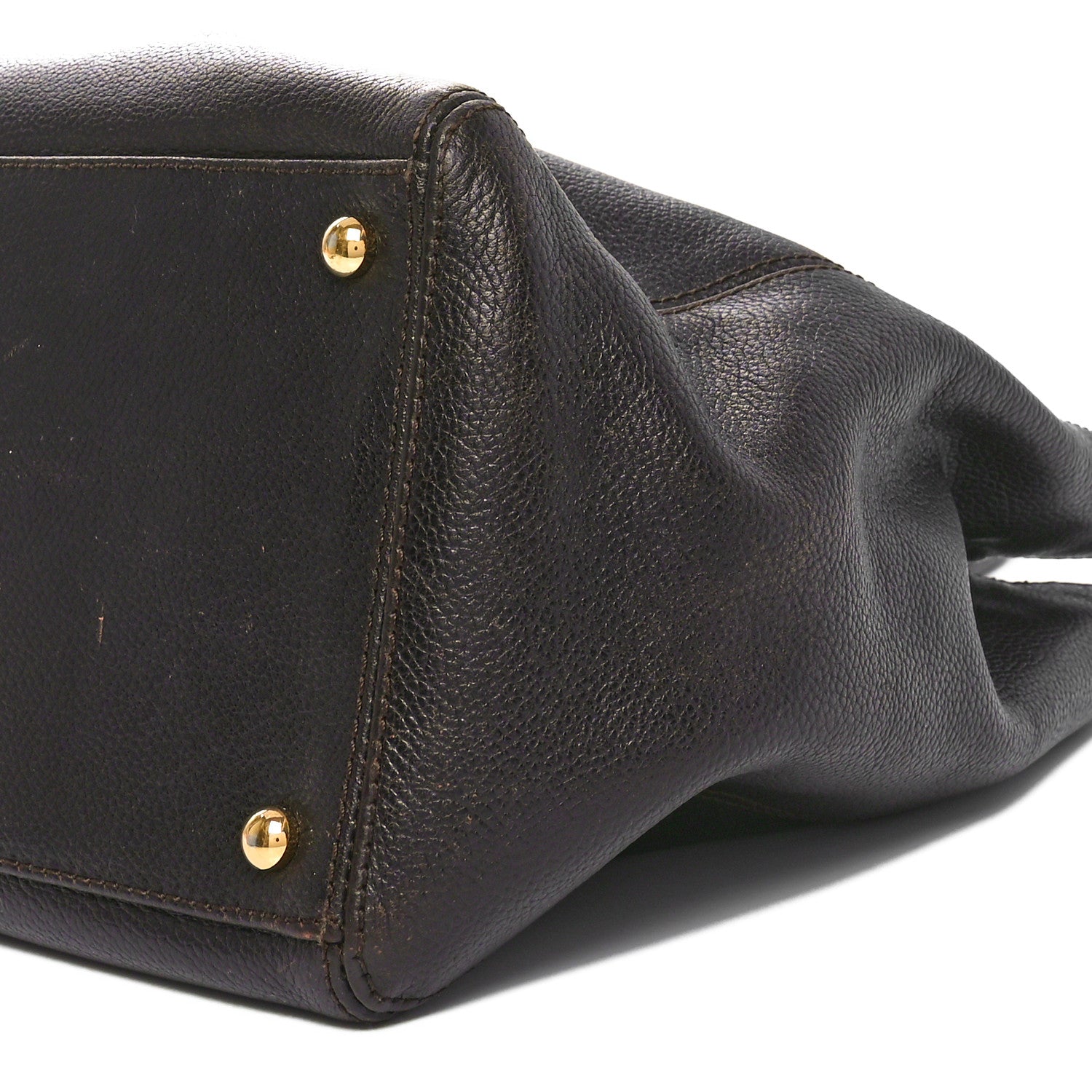 Chanel Calfskin Cerf Executive Shopper Tote Brown 10 of 10