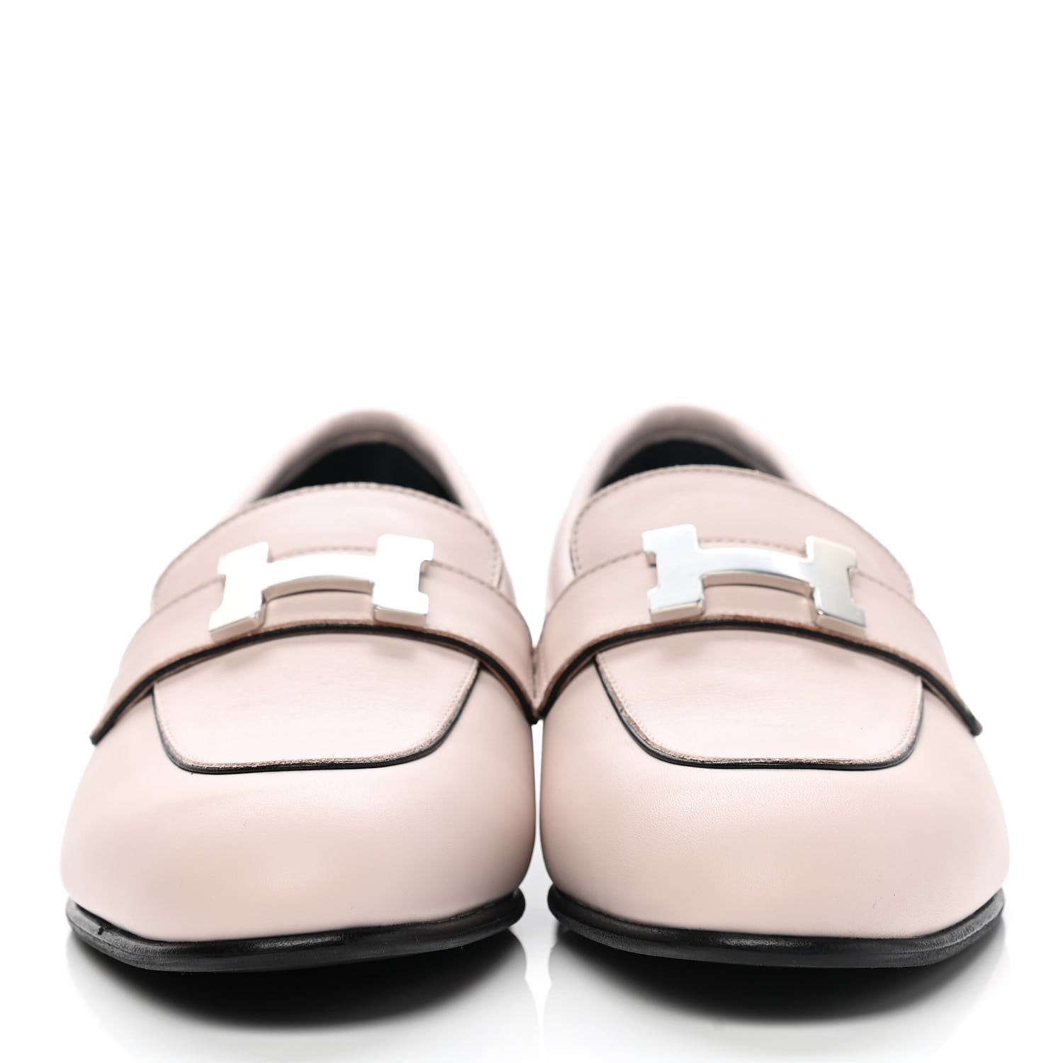 Hermes Calfskin Womens Paris Loafers 36 Rose Petale 2 of 9