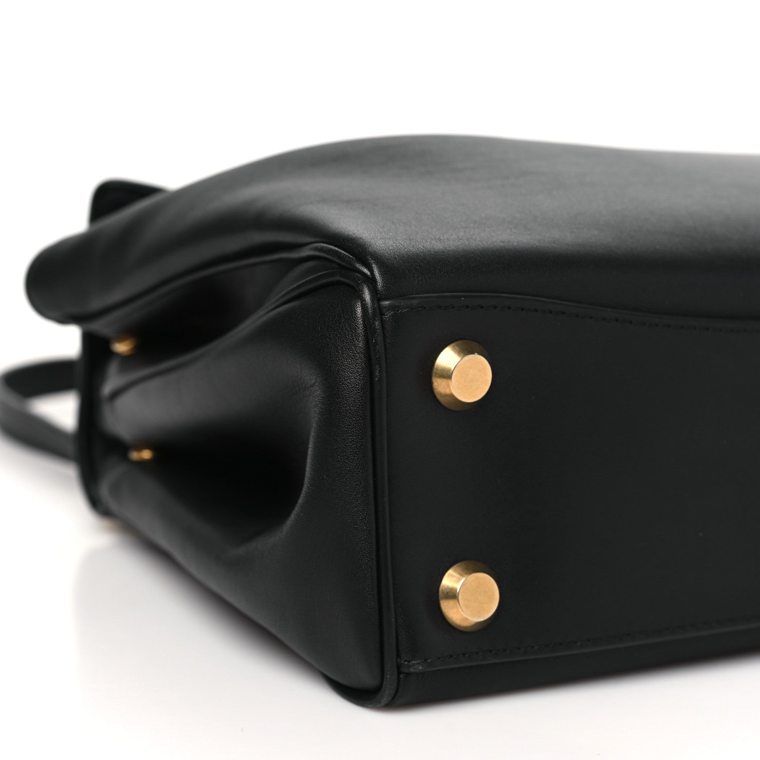 Balenciaga Natural Smooth Calfskin Small Rodeo Top Handle Handbag Black 9 of 10