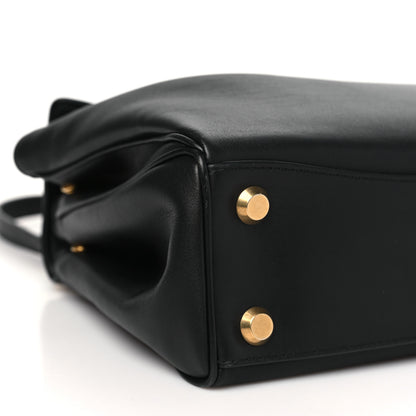 Balenciaga Natural Smooth Calfskin Small Rodeo Top Handle Handbag Black 9 of 10