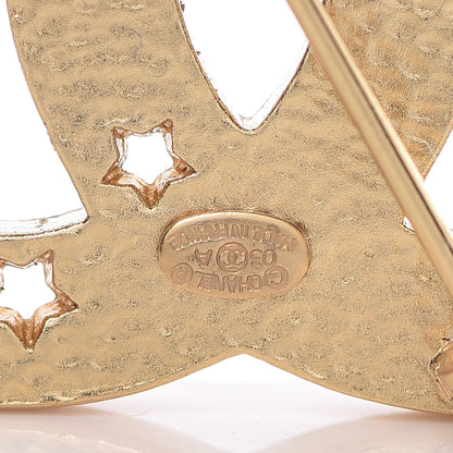 Chanel CC Star Brooch Gold 4 of 4