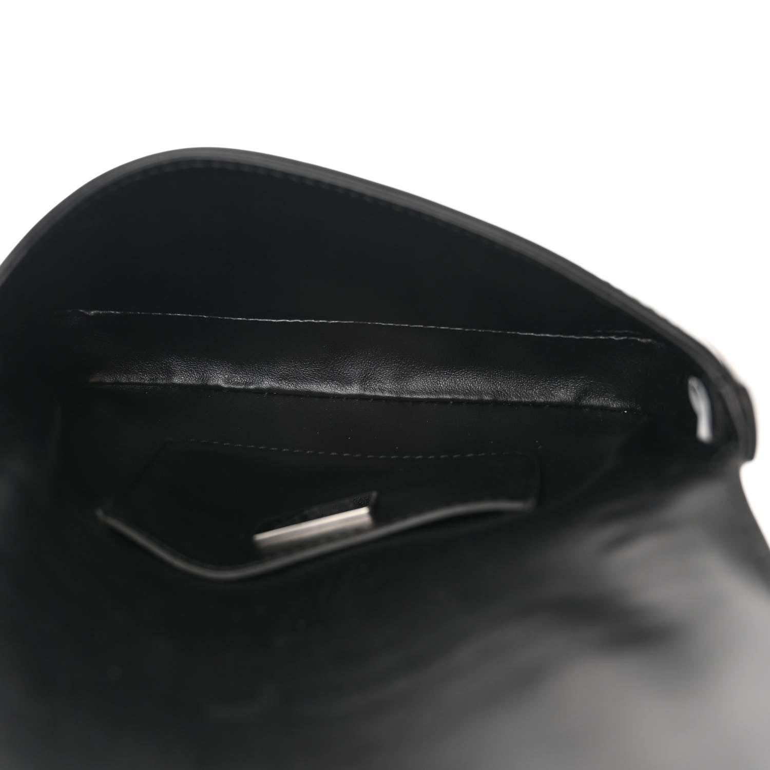 Prada Spazzolato Mini Flap Bag With Strap Black 5 of 11