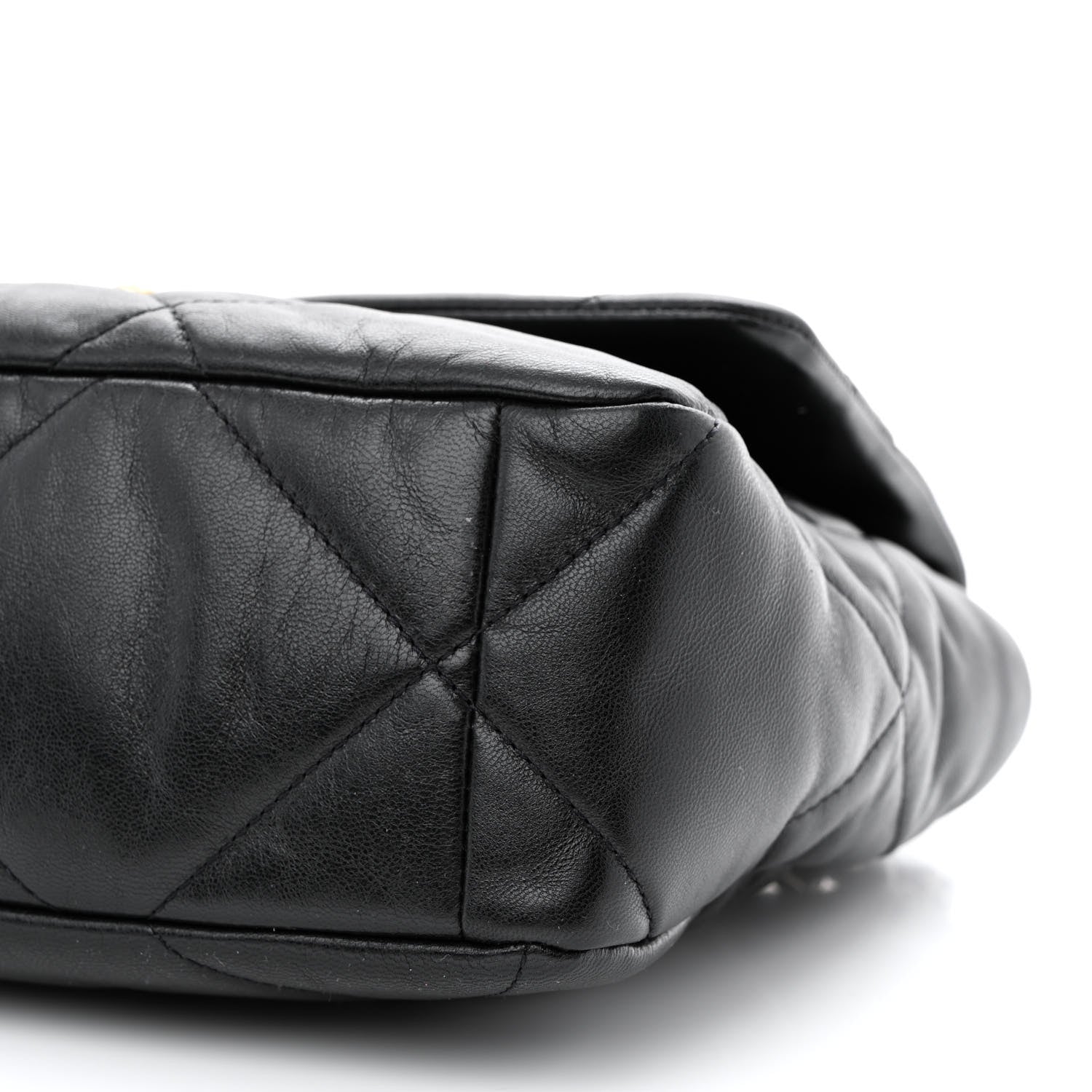 Chanel Lambskin Quilted Large Chanel 19 Flap Black 10 of 11