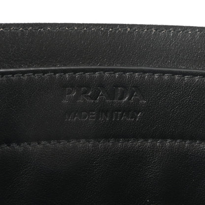 Prada Grace Lux Light Ouverture Large Tote Argilla Black 7 of 10