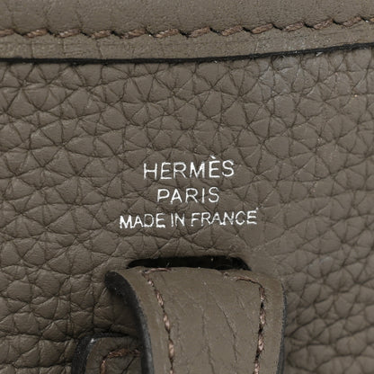 Hermes Taurillon Clemence Evelyne TPM Etain 6 of 14