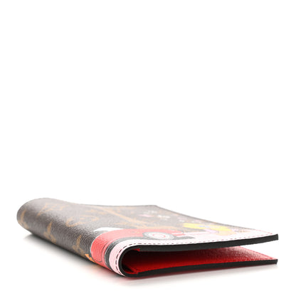 Louis Vuitton Monogram 2019 Christmas Animation Passport Cover Rouge 4 of 7