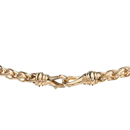 David Yurman 18K Yellow Gold 6mm Wheat Chain Necklace 16" 3 of 3