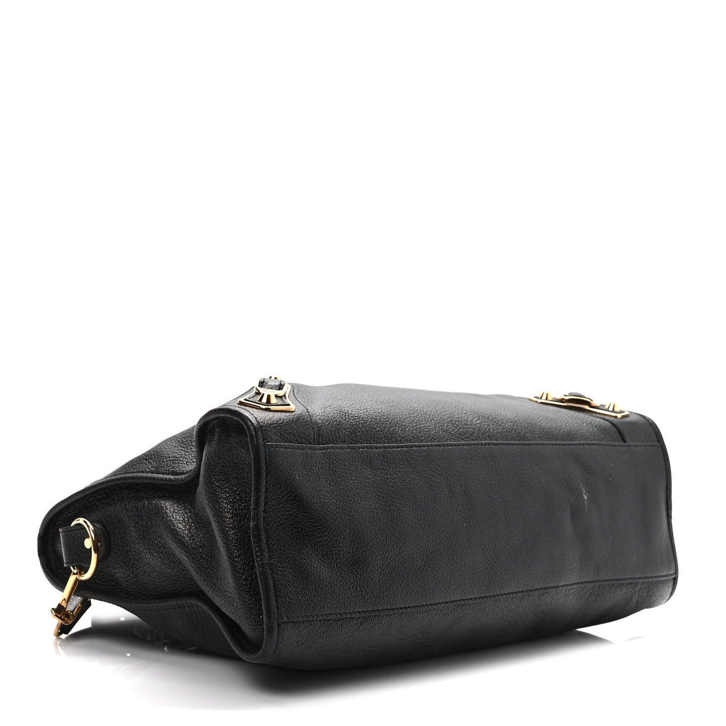 Chevre Gold Metallic Edge Hardware City Black