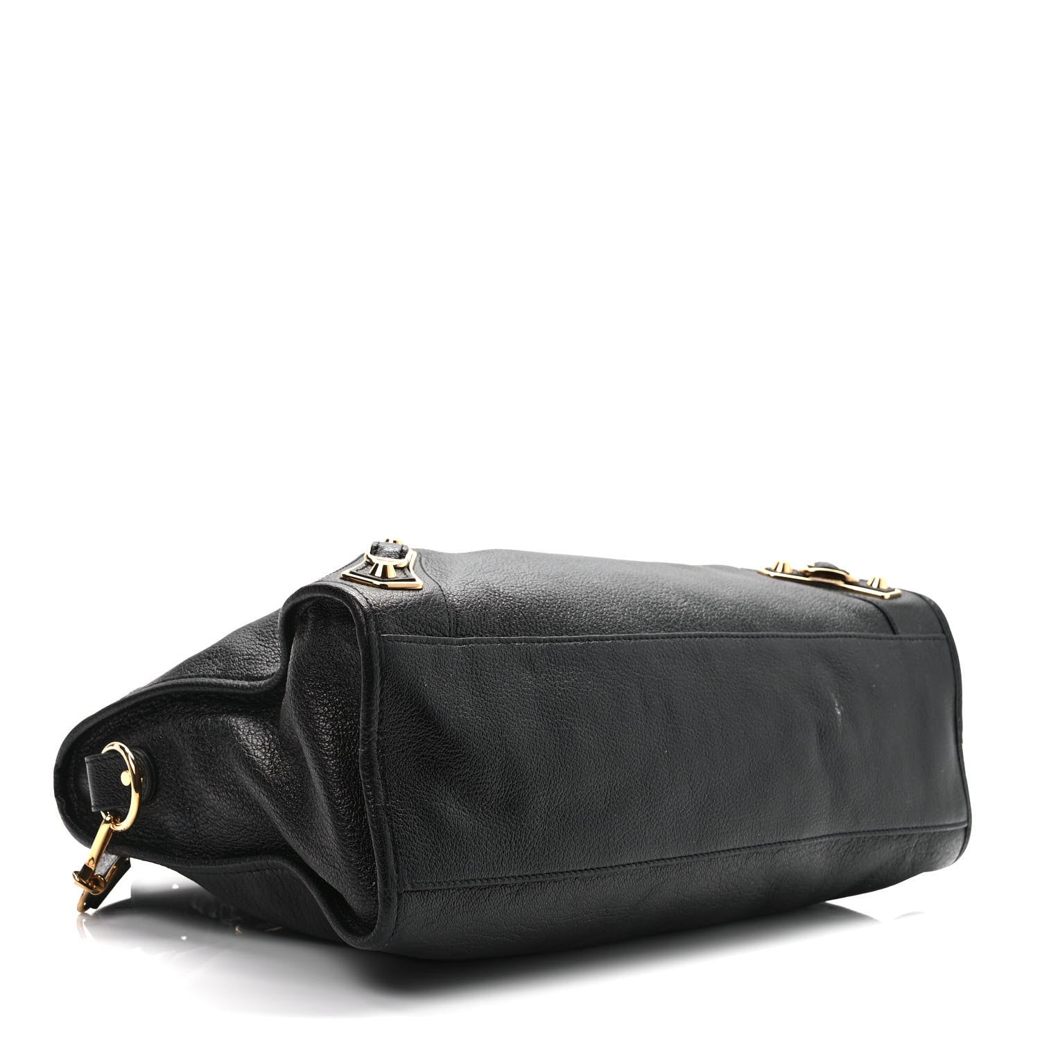 Balenciaga Chevre Gold Metallic Edge Hardware City Black 4 of 10