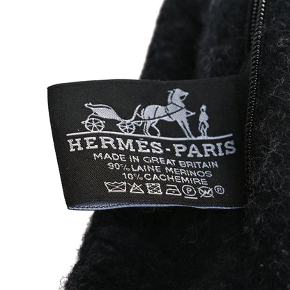 Hermes Wool Cashmere Avalon III Pillow PM Ecru Black 3 of 3