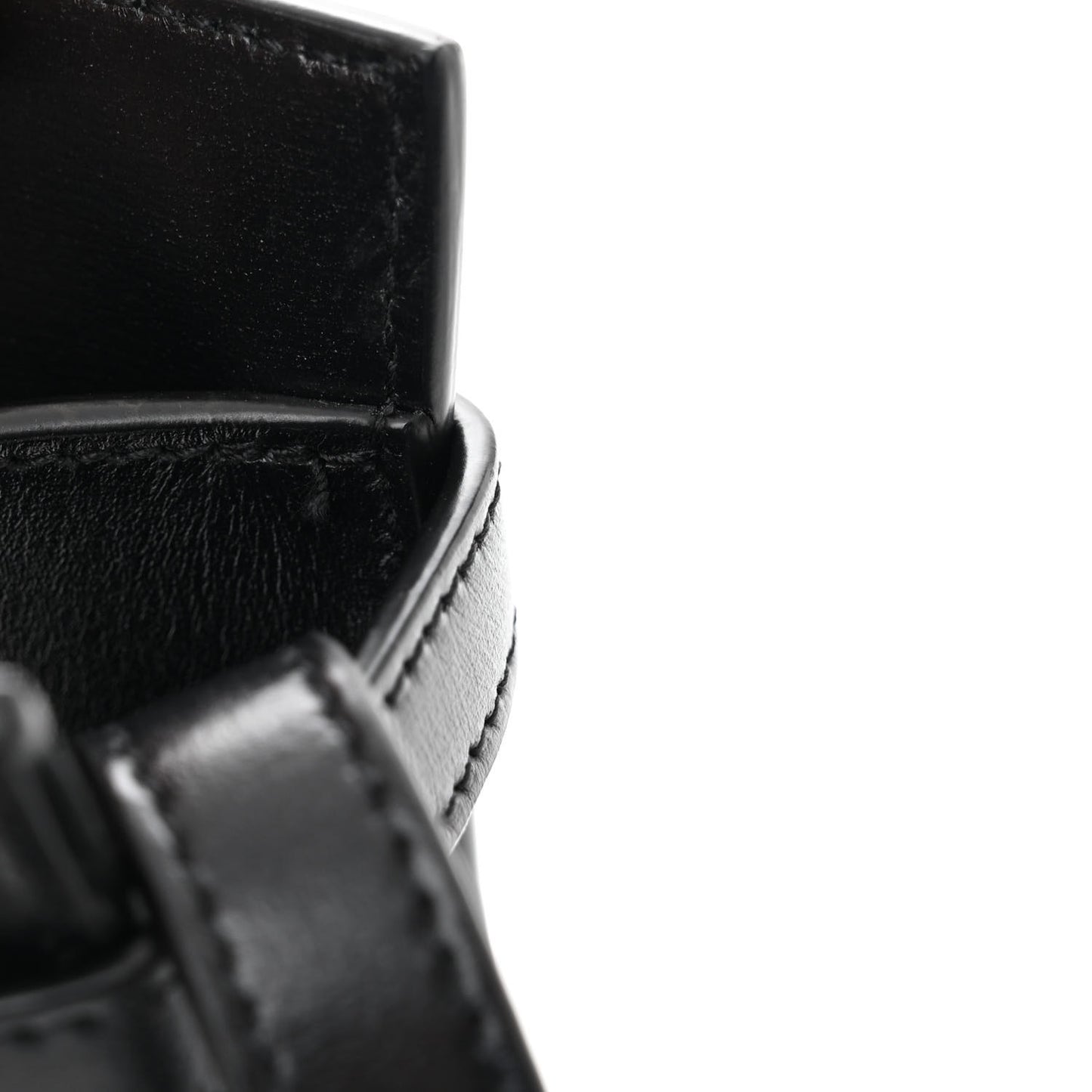 Smooth Calfskin Manhattan Nano Shopper Tote Black