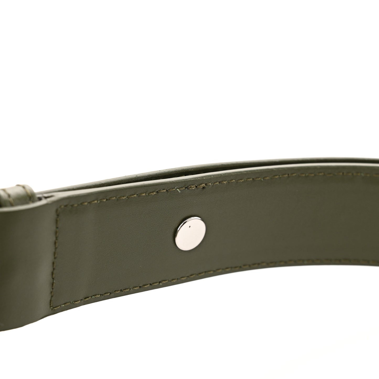 Calfskin Skull Crossbody Bag Khaki Green
