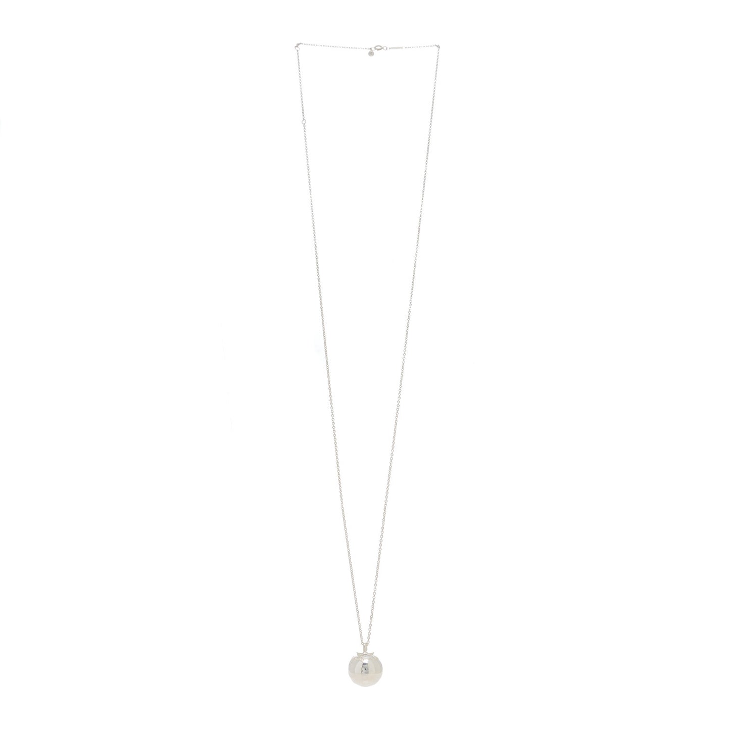 Sterling Silver 19mm HardWear Ball Pendant Necklace