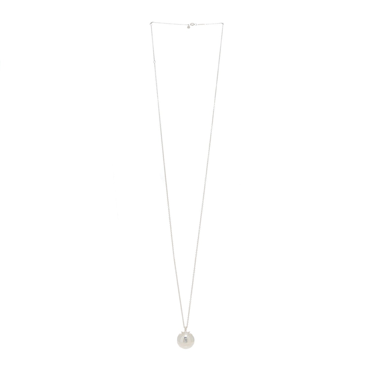 Tiffany Sterling Silver 19mm HardWear Ball Pendant Necklace 2 of 5