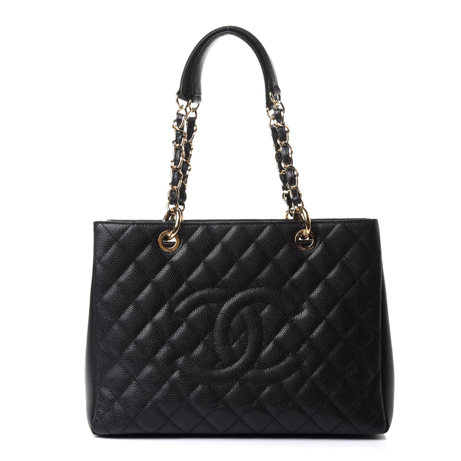 Chanel Caviar Quilted Grand Shopping Tote GST Black 1 of 11