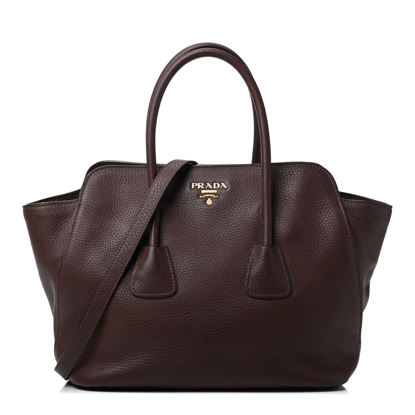 Vitello Daino Shopping Tote Bruciato