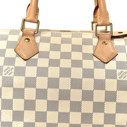 Louis Vuitton Damier Azur Speedy 30 10 of 13
