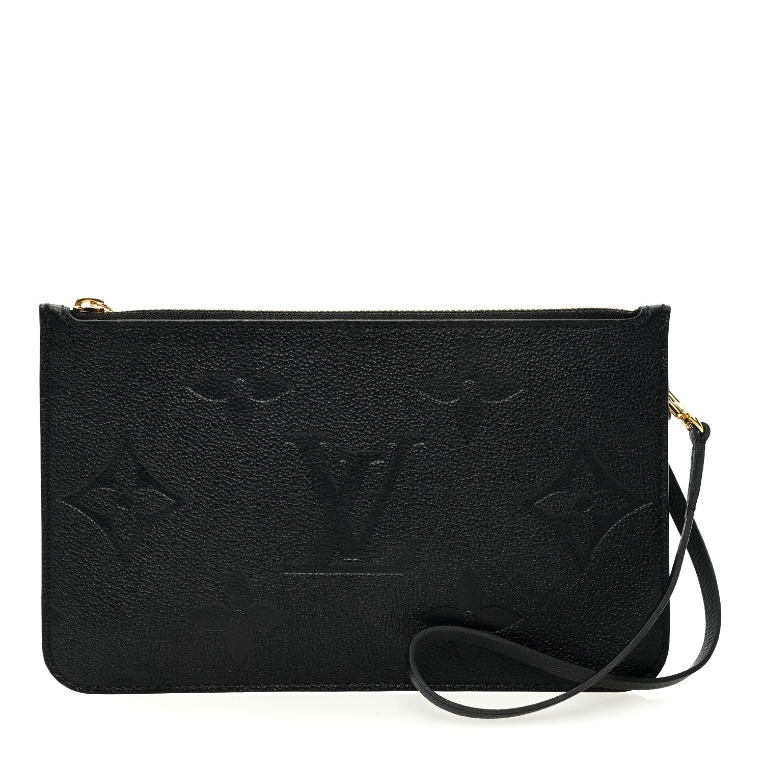 Louis Vuitton Empreinte Monogram Giant Neverfull MM Pochette Black 1 of 7