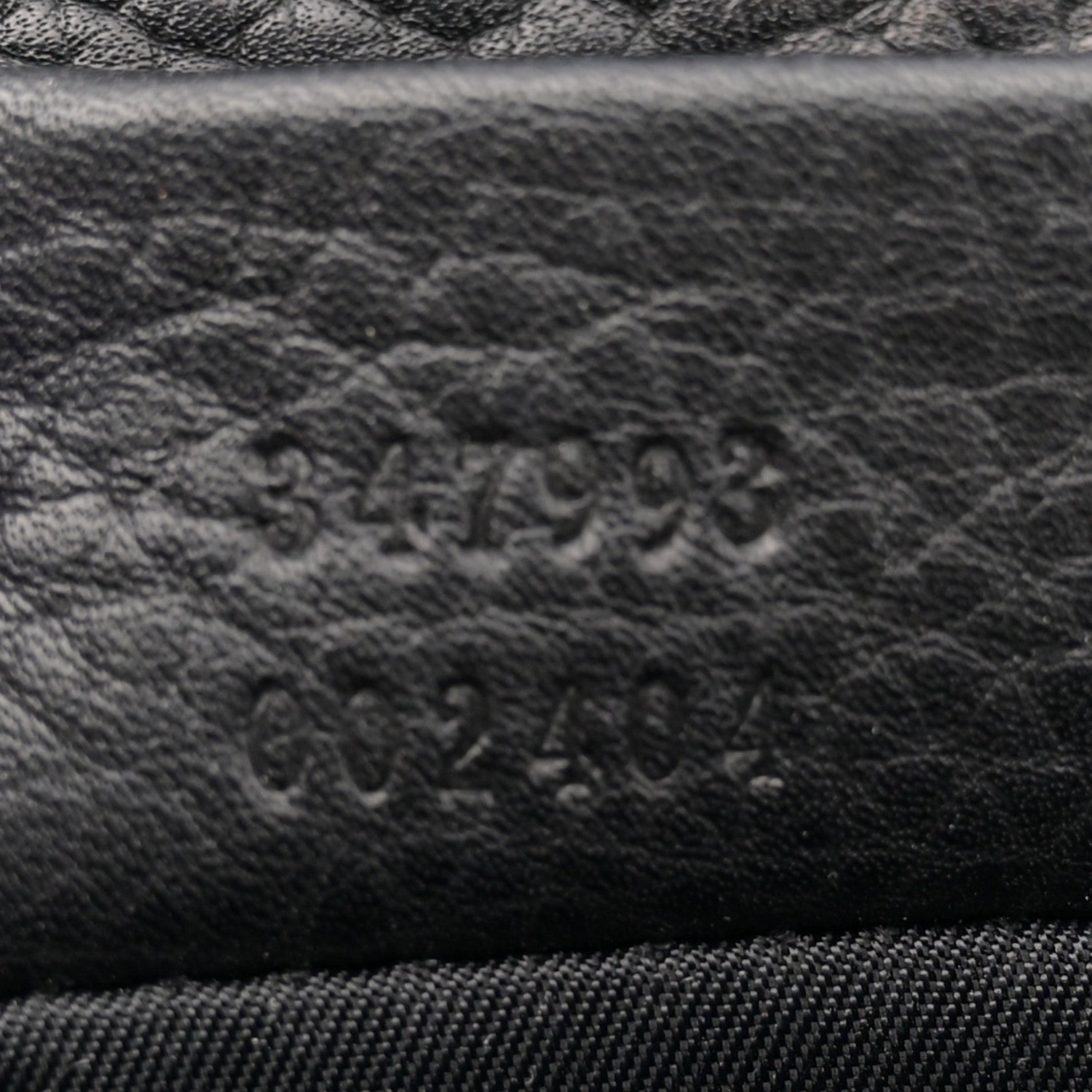 Gucci Pebbled Calfskin Soho Flap Belt Bag Black 7 of 13