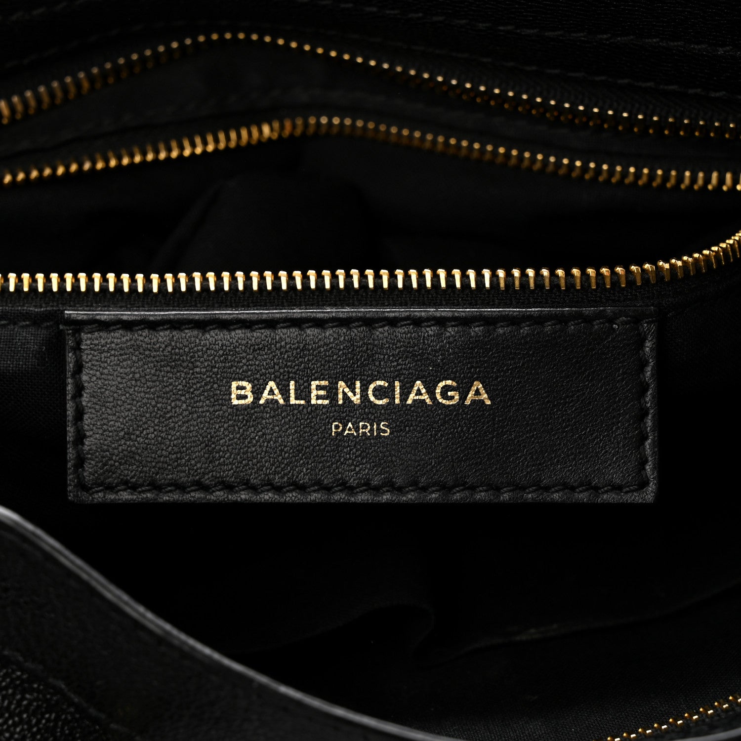 Balenciaga Chevre Gold Metallic Edge Hardware S City Black 7 of 11