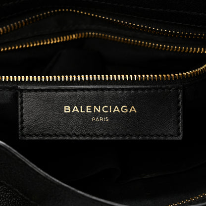Balenciaga Chevre Gold Metallic Edge Hardware S City Black 7 of 11